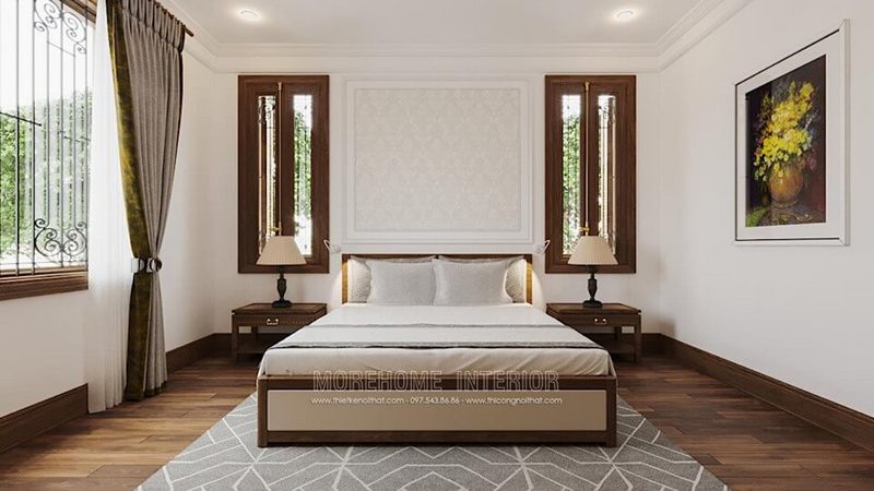 Biến không gian nội thất phòng ngủ nhà bạn trở nên cuốn hút và khác biệt hơn với mẫu giường ngủ gỗ hiện đại này