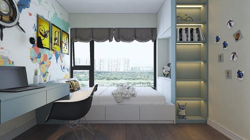 Giường ngủ gỗ công nghiệp thiết kế thông minh đáp ứng công năng đa dạng