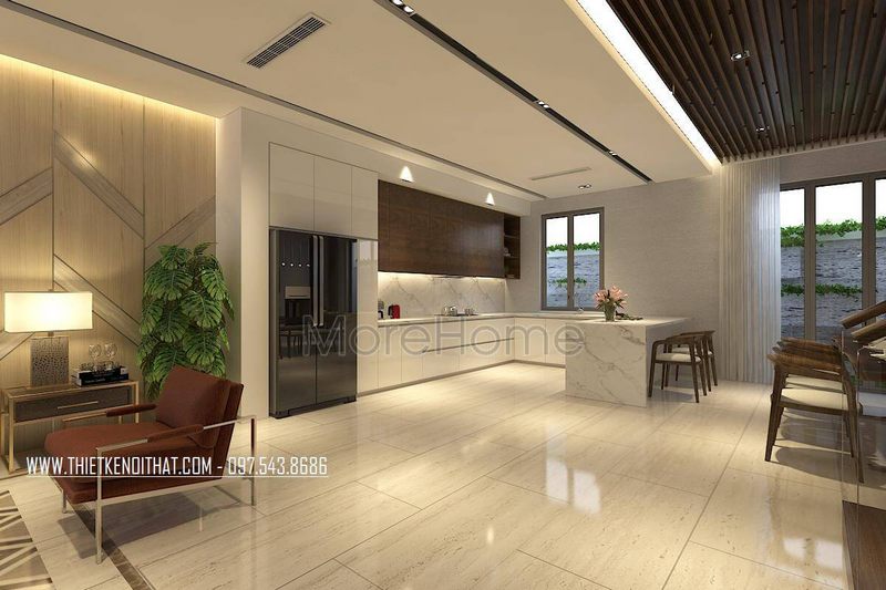  22 mẫu thiết kế nội thất phòng bếp chung cư, nhà phố, biệt thự mái ấm gia đình Việt